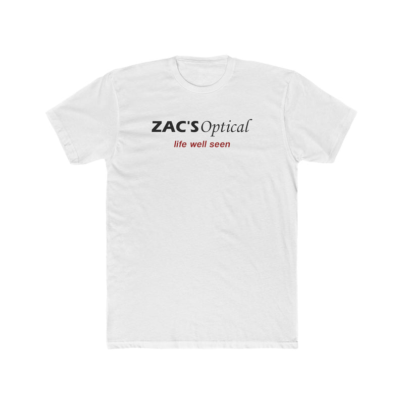 Zac's Optical Unisex Cotton Crew Tee