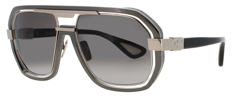 BUGATTI 08-GM/WG Gunmetal White Gold Sunglasses