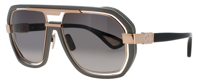 BUGATTI 08-MGM/RG Matte Gunmetal Rose Gold Sunglasses