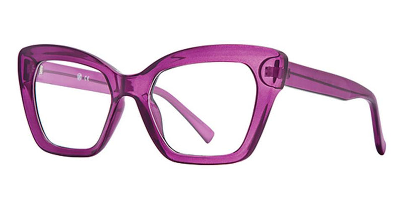 SOHO, Eyeglasses, Purple, Plastic, 53 mm