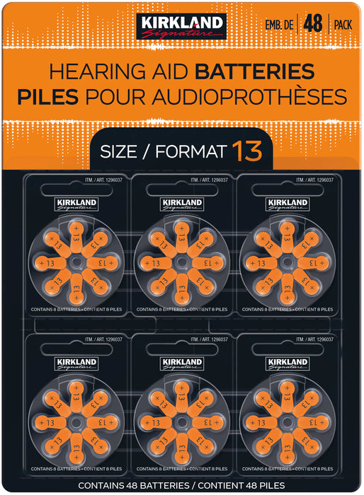 Size 13 Hearing Aid Batteries ( 48 Pk )