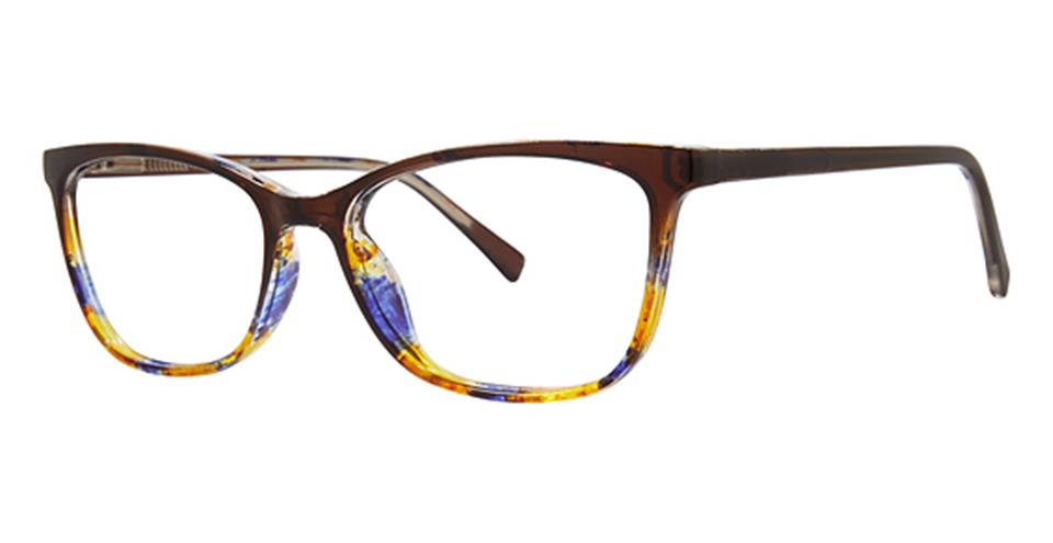 Metro 40 Demi Blue optical frame for prescription eyeglasses or blue light glasses.