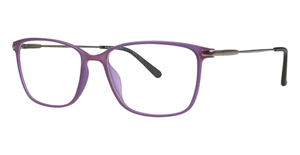 Vivid 2015 Matt Purple Lace optical frame for prescription eyeglasses or blue light glasses.