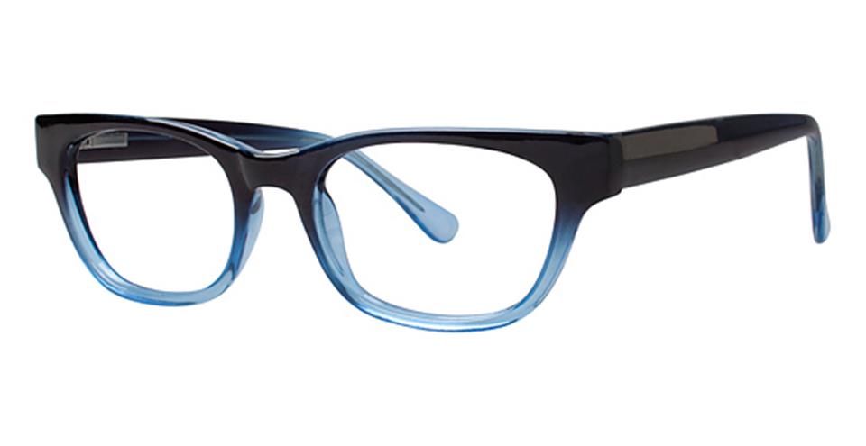 Metro 11 Black/Blue lace optical frame for prescription eyeglasses or blue light glasses.