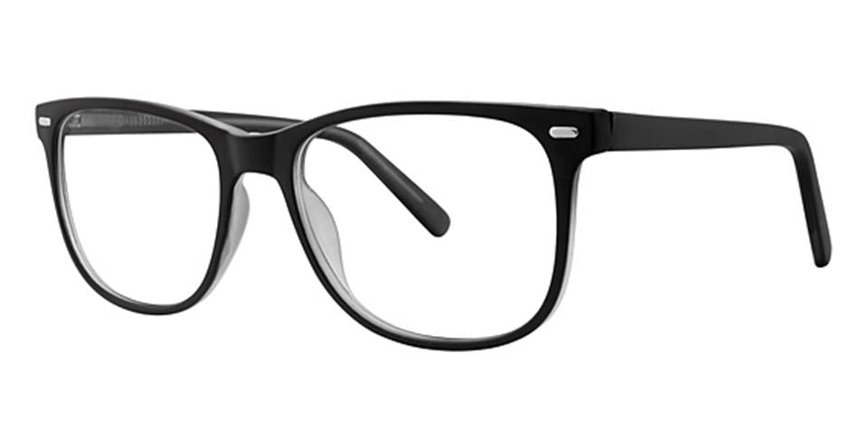 Metro 35 Black Matt Crystal lace optical frame for prescription eyeglasses or blue light glasses.