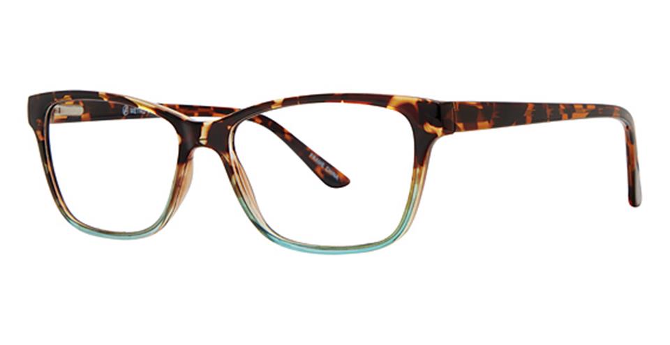 Metro 41 Demi Green Lace optical frame for prescription eyeglasses or blue light glasses.