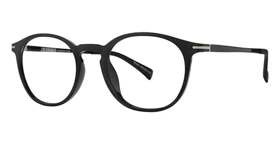 Vivid 2029 Black/Silver Lace optical frame for prescription eyeglasses or blue light glasses.