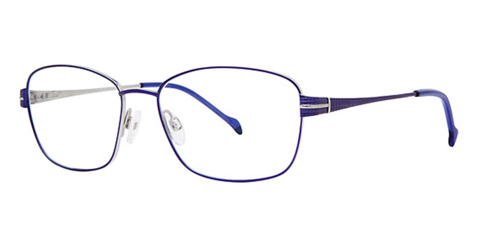 Vivid 3015 Blue Lace optical frame for prescription eyeglasses or blue light glasses.