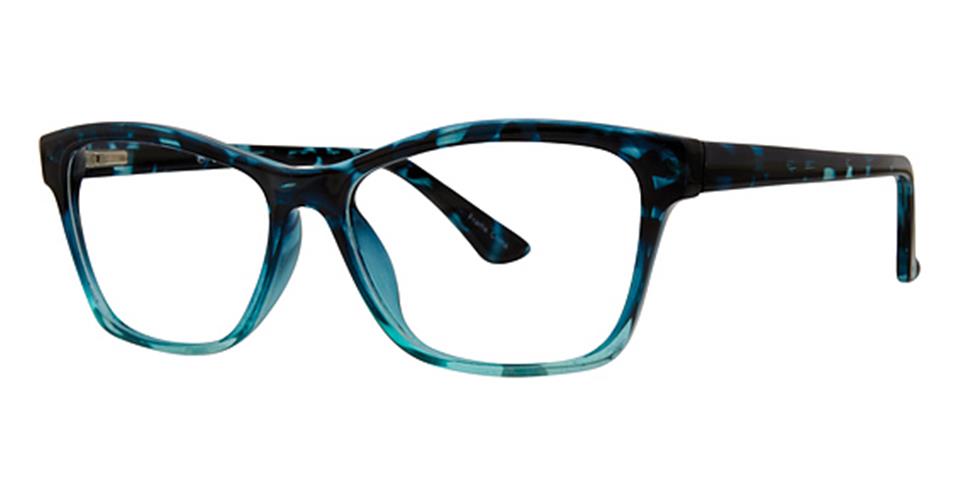Metro 31 Bluish/Green lace optical frame for prescription eyeglasses or blue light glasses.