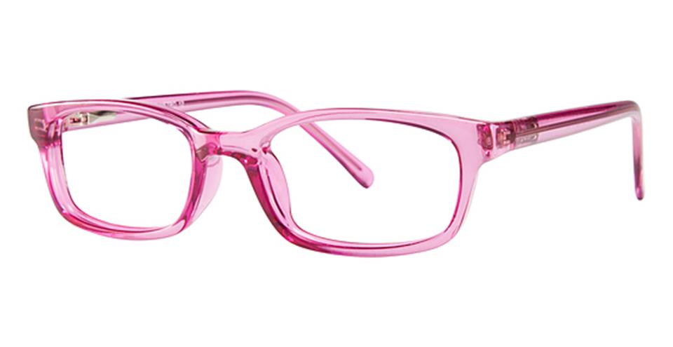 Metro 12 Pink lace optical frame for prescription eyeglasses or blue light glasses.