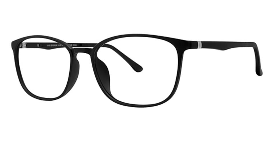 Vivid 2028 Matt Black/Silver Lace optical frame for prescription eyeglasses or blue light glasses.