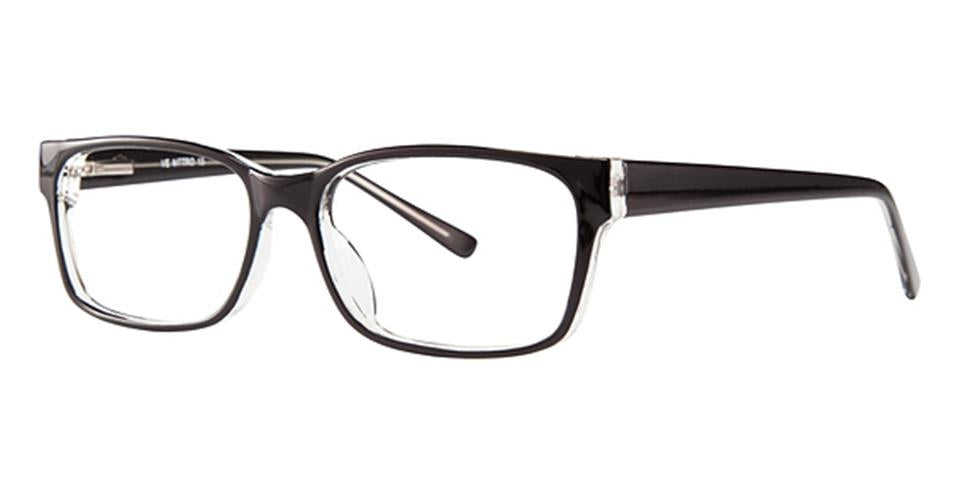 Metro 13 Black/Crystal lace optical frame for prescription eyeglasses or blue light glasses.