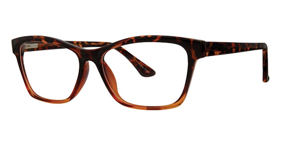 Metro 31 Brown lace optical frame for prescription eyeglasses or blue light glasses.