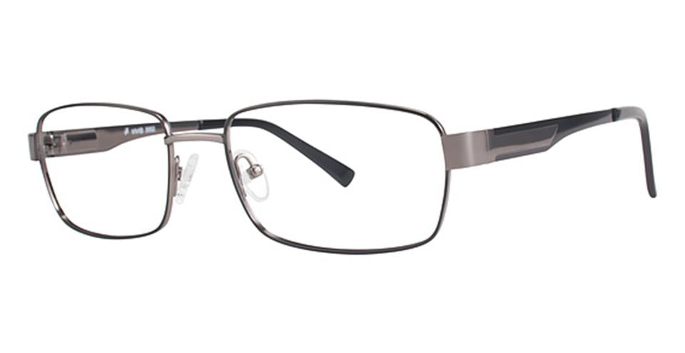 Vivid 3002 Matt Gunmetal/Black Lace optical frame for prescription eyeglasses or blue light glasses.