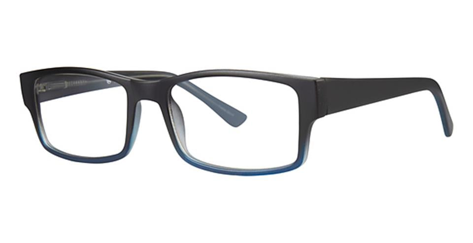 Metro 24 Matt Black, Matt Navy lace optical frame for prescription eyeglasses or blue light glasses.