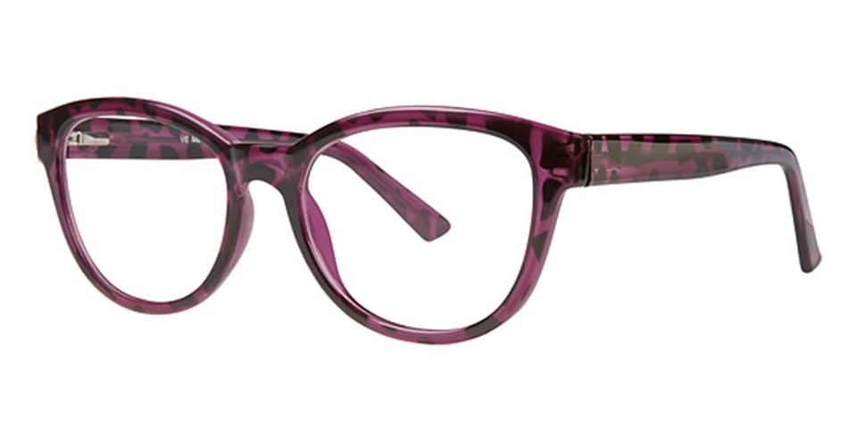 Metro 26 Purple Demi lace optical frame for prescription eyeglasses or blue light glasses.