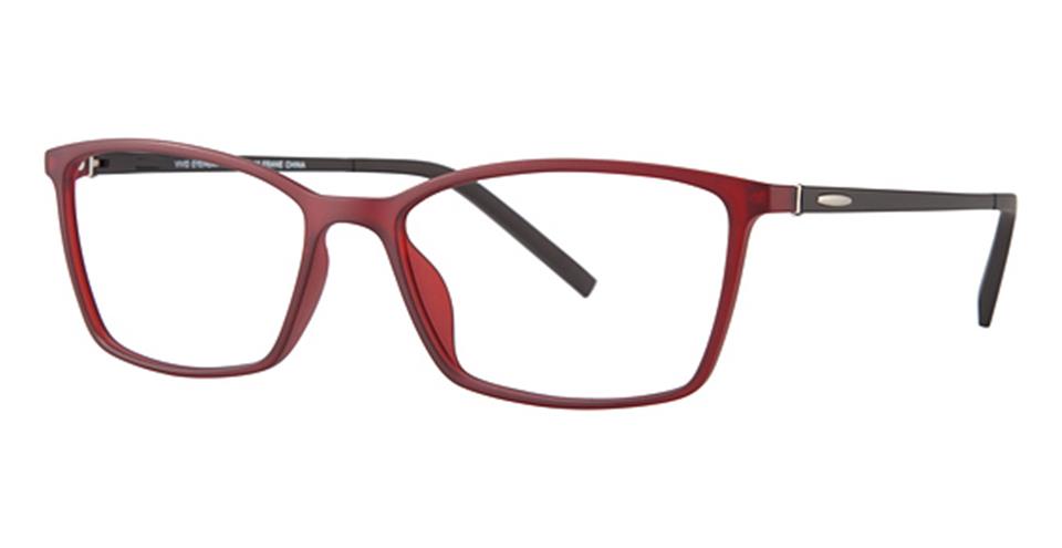 Vivid 2011 Wine/Black Lace optical frame for prescription eyeglasses or blue light glasses.