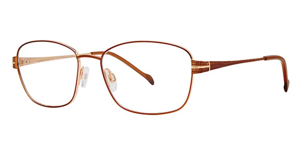 Vivid 3015 Brown Lace optical frame for prescription eyeglasses or blue light glasses.