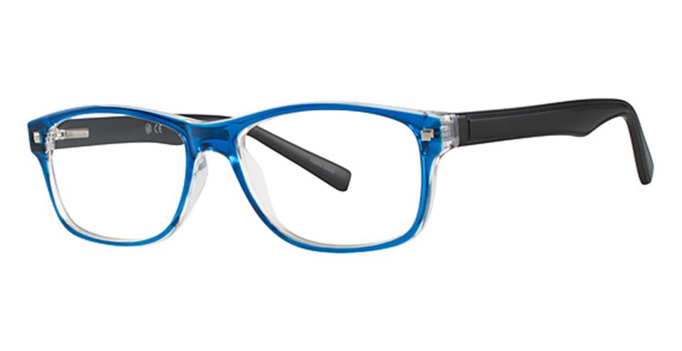 Metro 25 Blue Crystal lace optical frame for prescription eyeglasses or blue light glasses.