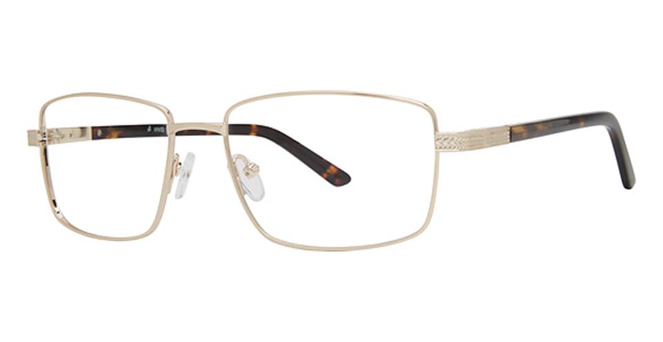 Vivid 3018 Shiny Gold/Tortoise Lace optical frame for prescription eyeglasses or blue light glasses.