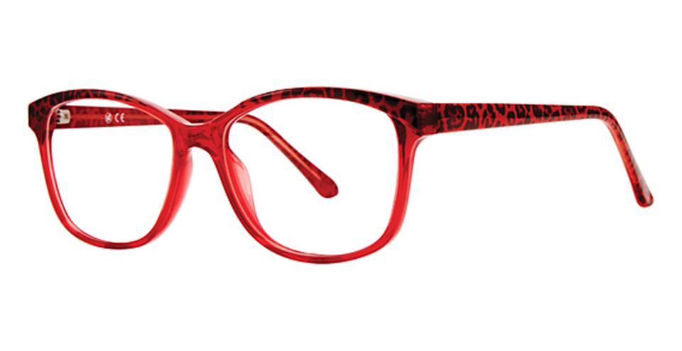 Metro 39 Brown/Leopard lace optical frame for prescription eyeglasses or blue light glasses.