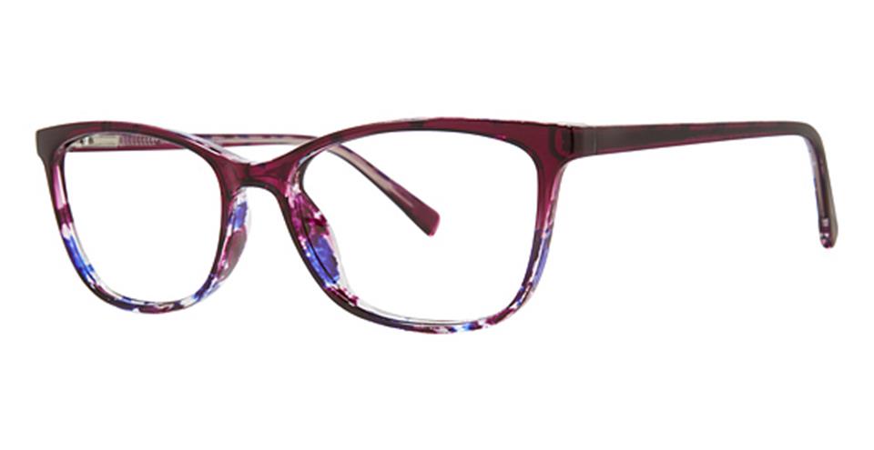 Metro 40 Demi Purple optical frame for prescription eyeglasses or blue light glasses.