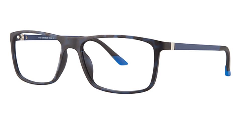 Vivid 2012 Demi Navy/Blue Lace optical frame for prescription eyeglasses or blue light glasses.