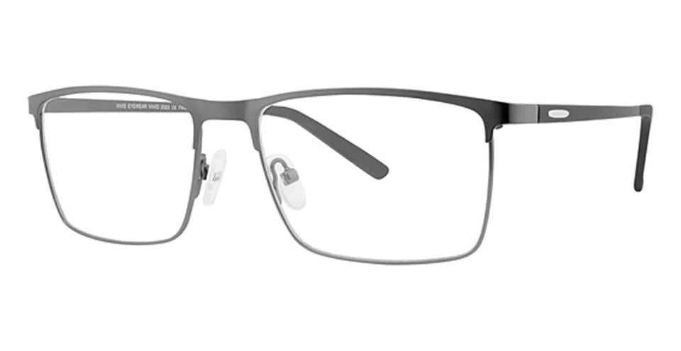 Vivid 2025 Matt Dark Gunmetal/Matt Black Lace optical frame for prescription eyeglasses or blue light glasses.