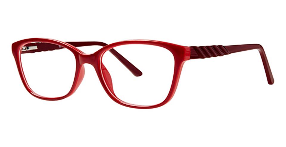 Metro 29 Red lace optical frame for prescription eyeglasses or blue light glasses.