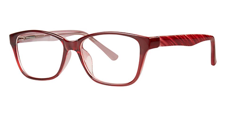 Metro 23 Wine lace optical frame for prescription eyeglasses or blue light glasses.