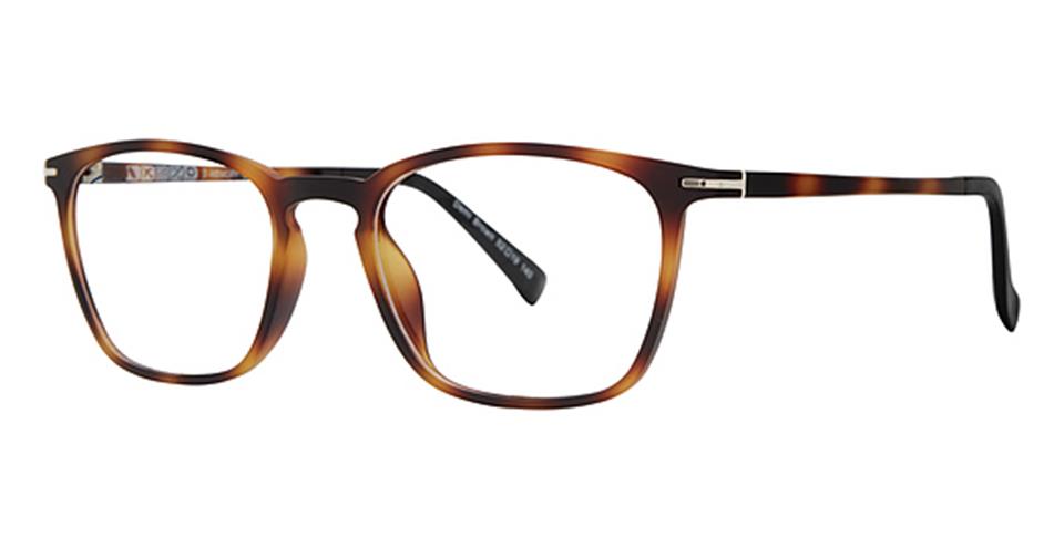 Vivid 2031 Matt Demi Brown Lace optical frame for prescription eyeglasses or blue light glasses.