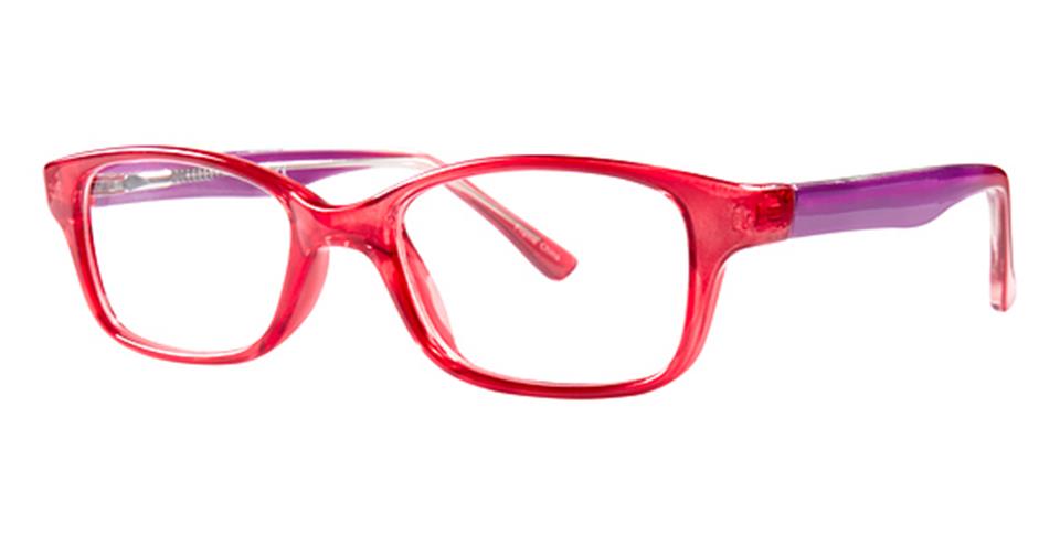 Metro 21 Red lace optical frame for prescription eyeglasses or blue light glasses.