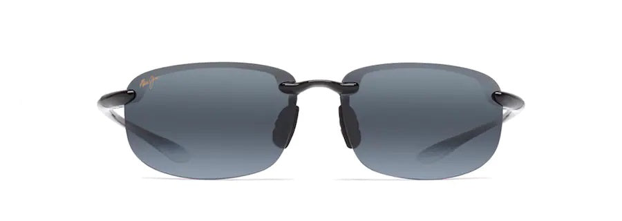 HO'OKIPA Gloss Black Polarized Rimless Sunglasses