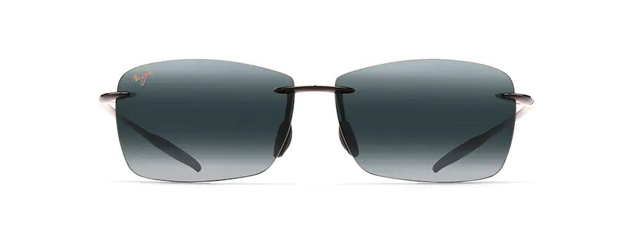 LIGHTHOUSE Gloss Black Polarized Rimless Sunglasses