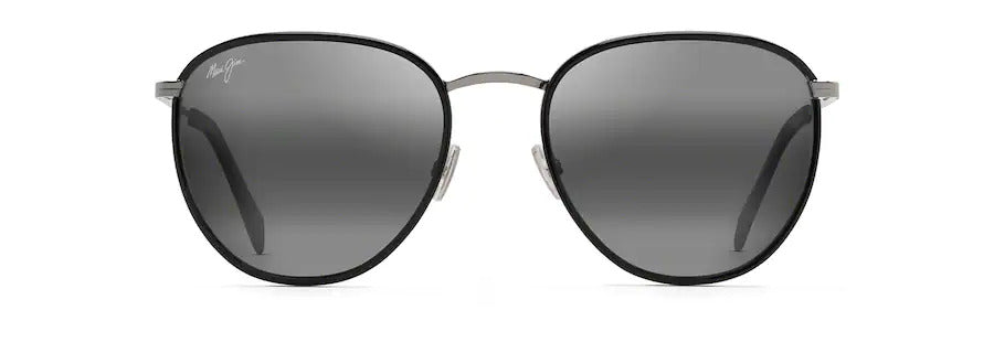 Noni Black Gloss with Gunmetal Polarized Classic Sunglasses