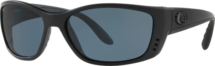 Fisch Gray Polycarbonate Polarized Sunglasses