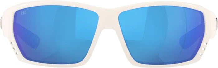 Tuna Alley White Polarized Glass Sunglasses (Item No: TA 25 OBMGLP)