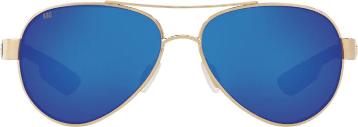 Loreto Rose Gold Polarized Glass Sunglasses (Item No: LR 64 OBMGLP)