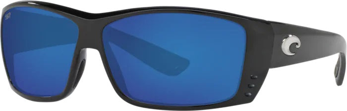 Cat Cay Shiny Black Polarized Polycarbonate Sunglasses (Item No:  AT 11 OBMP)