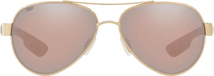 Loreto Rose Gold Polarized Polycarbonate Sunglasses (Item No: LR 64 OSCP)