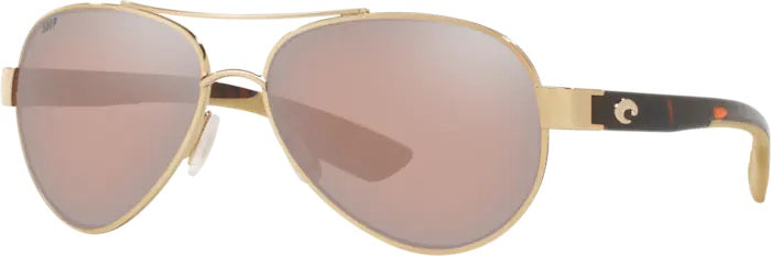 Loreto Rose Gold Polarized Polycarbonate Sunglasses (Item No: LR 64 OSCP)