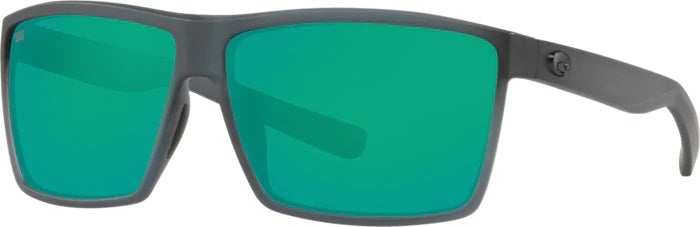 Rincon Matte Smoke Crystal Polarized Glass Sunglasses (Item No: RIN 156 OGMGLP)