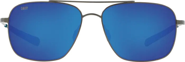 Canaveral Brushed Gray Polarized Polycarbonate Sunglasses (Item No: CAN 185 OBMP)