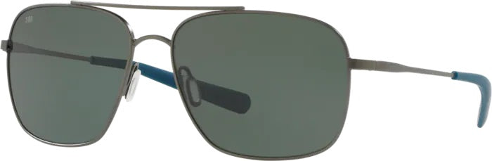 Canaveral Brushed Gray Polarized Glass Sunglasses (Item No: CAN 185 OGGLP)