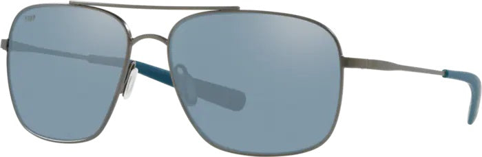 Canaveral Brushed Gray Polarized Polycarbonate Sunglasses (Item No: CAN 185 OSGP)
