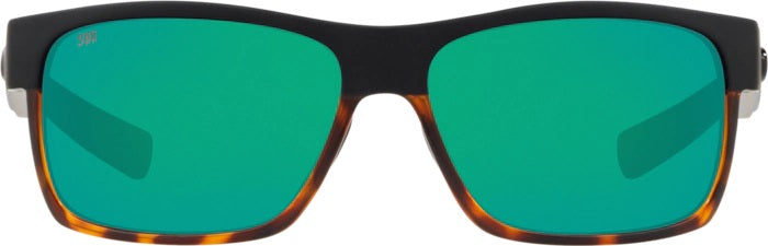 Half Moon Black/Shiny Tort Polarized Glass Sunglasses (Item No: HFM 181 OGMGLP)