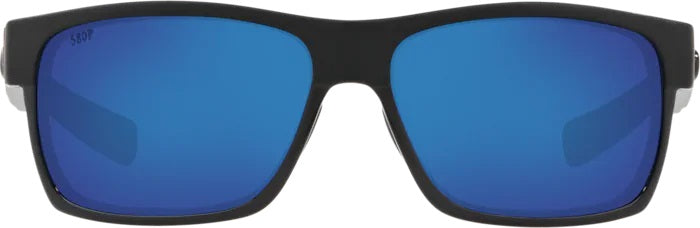 Half Moon Shiny Black Polarized Polycarbonate Sunglasses (Item No: HFM 155 OBMP)
