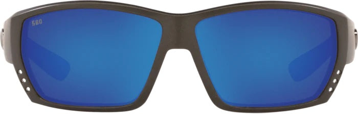 Tuna Alley  Matte Steel Gray Metallic Polarized Glass Sunglasses (Item No: TA 188 OBMGLP)