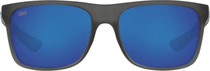 Remora Matte Crystal Smoke Blue Logo Polarized Polycarbonate Sunglasses (Item No: REM 178 OBMP)