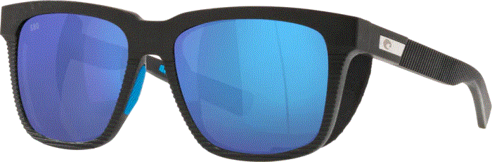 Pescador With Side Shield Net Gray With Blue Rubber Polarized Glass Sunglasses (Item No: UC1S 00B OBMGLP)